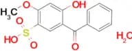 5-Benzoyl-4-hydroxy-2-methoxybenzenesulfonic acid hydrate