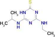4-(ethylamino)-6-(isopropylamino)-1,3,5-triazine-2-thiol