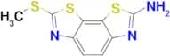 7-(methylsulfanyl)[1,3]thiazolo[4,5-g][1,3]benzothiazol-2-amine