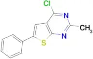 4-chloro-2-methyl-6-phenylthieno[2,3-d]pyrimidine