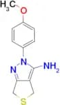 2-(4-Methoxy-phenyl)-2,6-dihydro-4H-thieno[3,4-c]pyrazol-3-ylamine
