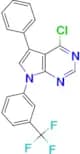 4-Chloro-5-phenyl-7-[3-(trifluoromethyl)phenyl]-7H-pyrrolo[2,3-d]pyrimidine
