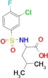 ((3-chloro-4-fluorophenyl)sulfonyl)leucine