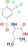 ((4-chloro-3-(trifluoromethyl)phenyl)sulfonyl)leucine