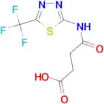 4-Oxo-4-{[5-(trifluoromethyl)-1,3,4-thiadiazol-2-yl]amino}butanoic acid