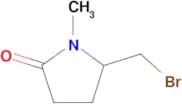 5-(bromomethyl)-1-methylpyrrolidin-2-one