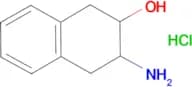 3-amino-1,2,3,4-tetrahydronaphthalen-2-ol hydrochloride