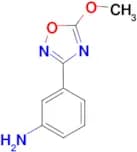 3-(5-methoxy-1,2,4-oxadiazol-3-yl)aniline