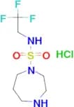 N-(2,2,2-trifluoroethyl)-1,4-diazepane-1-sulfonamide hydrochloride