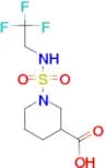 1-(N-(2,2,2-trifluoroethyl)sulfamoyl)piperidine-3-carboxylic acid