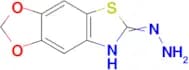 6-Hydrazino[1,3]dioxolo[4,5-f][1,3]benzothiazole