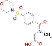 N-Methyl-N-[4-(morpholin-4-ylsulfonyl)benzoyl]glycine