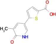 5-(6-Hydroxy-5-methylpyridin-3-yl)thiophene-2-carboxylic acid