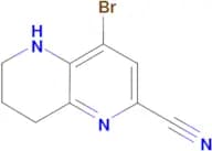 4-Bromo-5,6,7,8-tetrahydro-[1,5]naphthyridine-2-carbonitrile