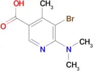 5-bromo-6-(dimethylamino)-4-methylnicotinic acid