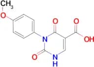 3-(4-methoxyphenyl)-2,4-dioxo-1,2,3,4-tetrahydropyrimidine-5-carboxylic acid