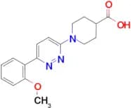 1-[6-(2-methoxyphenyl)pyridazin-3-yl]piperidine-4-carboxylic acid