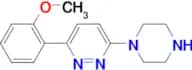 3-(2-methoxyphenyl)-6-piperazin-1-ylpyridazine