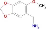 (6-methoxybenzo[d][1,3]dioxol-5-yl)methanamine