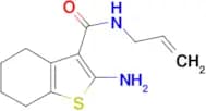 N-Allyl-2-amino-4,5,6,7-tetrahydro-1-benzothiophene-3-carboxamide