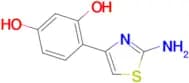 4-(2-Amino-1,3-thiazol-4-yl)benzene-1,3-diol