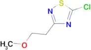 5-chloro-3-(2-methoxyethyl)-1,2,4-thiadiazole
