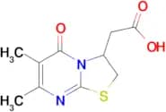 (6,7-Dimethyl-5-oxo-2,3-dihydro-5H-[1,3]thiazolo[3,2-a]pyrimidin-3-yl)acetic acid