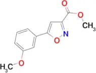 methyl 5-(3-methoxyphenyl)isoxazole-3-carboxylate