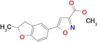 Methyl 5-(2-methyl-2,3-dihydro-1-benzofuran-5-yl)isoxazole-3-carboxylate