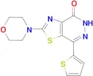 2-morpholin-4-yl-7-(2-thienyl)[1,3]thiazolo[4,5-d]pyridazin-4(5H)-one