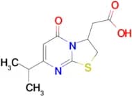 (7-isopropyl-5-oxo-2,3-dihydro-5H-[1,3]thiazolo[3,2-a]pyrimidin-3-yl)acetic acid