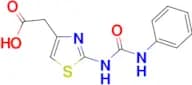 {2-[(anilinocarbonyl)amino]-1,3-thiazol-4-yl}acetic acid