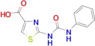 2-[(Anilinocarbonyl)amino]-1,3-thiazole-4-carboxylic acid