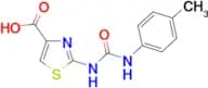 2-({[(4-methylphenyl)amino]carbonyl}amino)-1,3-thiazole-4-carboxylic acid