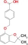 4-{[(2,2-dimethyl-2,3-dihydro-1-benzofuran-7-yl)oxy]methyl}benzoic acid