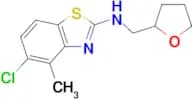 5-chloro-4-methyl-N-((tetrahydrofuran-2-yl)methyl)benzo[d]thiazol-2-amine