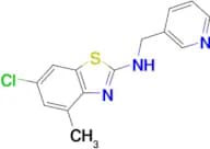 6-chloro-4-methyl-N-(pyridin-3-ylmethyl)benzo[d]thiazol-2-amine
