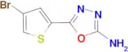 5-(4-bromo-2-thienyl)-1,3,4-oxadiazol-2-amine