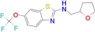 N-((tetrahydrofuran-2-yl)methyl)-6-(trifluoromethoxy)benzo[d]thiazol-2-amine