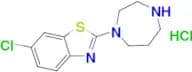 6-chloro-2-(1,4-diazepan-1-yl)benzo[d]thiazole hydrochloride