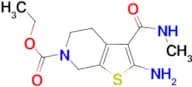 ethyl 2-amino-3-(methylcarbamoyl)-4,7-dihydrothieno[2,3-c]pyridine-6(5H)-carboxylate