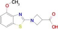 1-(4-methoxy-1,3-benzothiazol-2-yl)azetidine-3-carboxylic acid