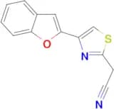 [4-(1-benzofuran-2-yl)-1,3-thiazol-2-yl]acetonitrile