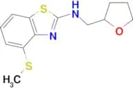 4-(methylthio)-N-(tetrahydrofuran-2-ylmethyl)-1,3-benzothiazol-2-amine