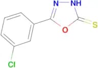 5-(3-chlorophenyl)-1,3,4-oxadiazole-2-thiol