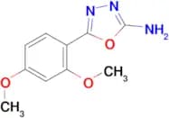 5-(2,4-dimethoxyphenyl)-1,3,4-oxadiazol-2-amine