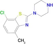 7-Chloro-4-methyl-2-piperazin-1-yl-1,3-benzothiazole