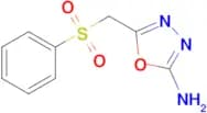 5-[(phenylsulfonyl)methyl]-1,3,4-oxadiazol-2-amine
