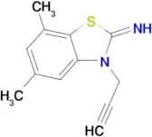 5,7-dimethyl-3-(prop-2-yn-1-yl)benzo[d]thiazol-2(3H)-imine