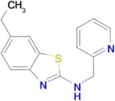 6-ethyl-N-(pyridin-2-ylmethyl)-1,3-benzothiazol-2-amine